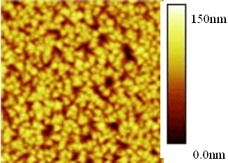 AFM image ：1.0μm square